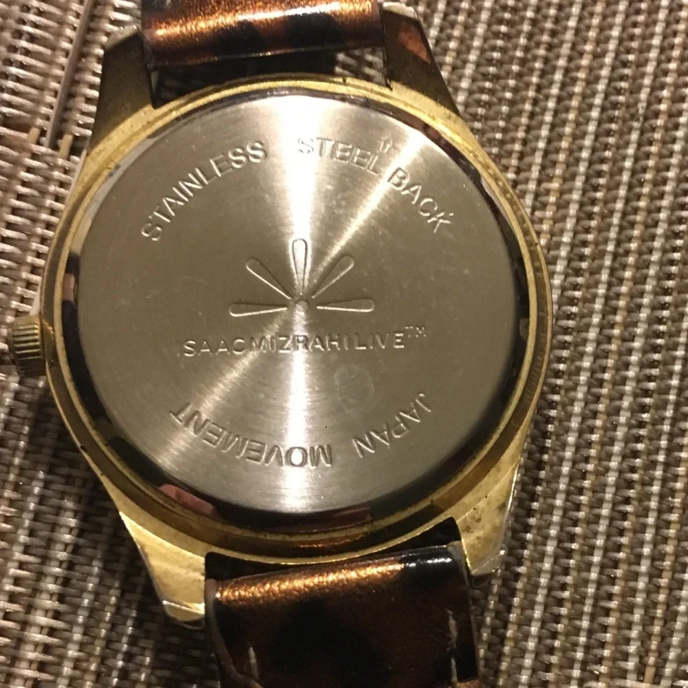 💍Issac Mizrahi Leopard Watch